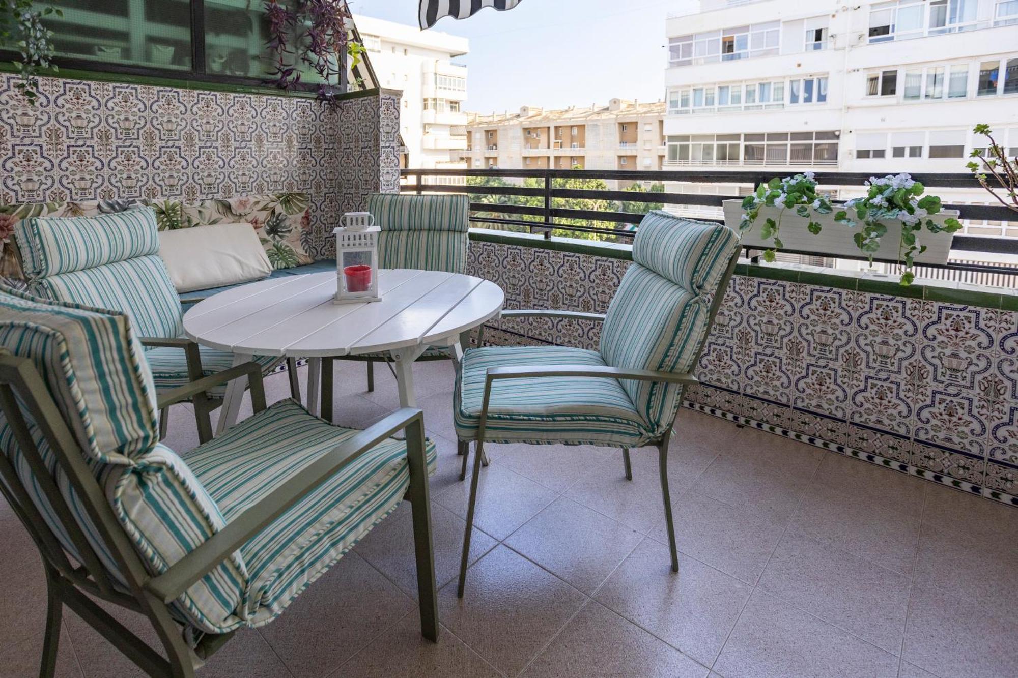 מאלגה Apartamento Parque Mediterraneo מראה חיצוני תמונה